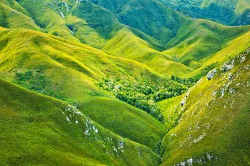 Tuinposter Zuid-Afrikaanse bergen achtergrond © Anna Om