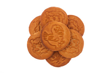 Stack of gingerbread cookies