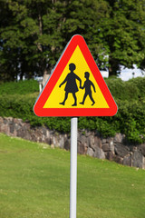 Warning Road Sign