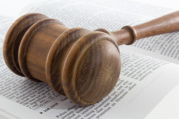 Gavel On a Legal Text
