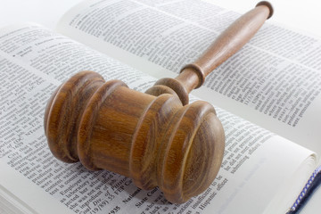 Gavel On a Legal Text