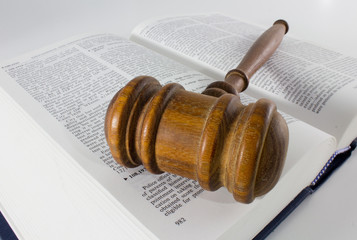 Gavel On a Legal Text