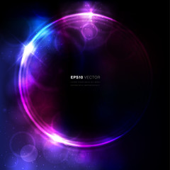 Abstract circular space design