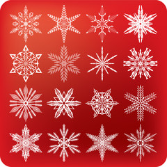 Obraz na płótnie Canvas snowflakes2