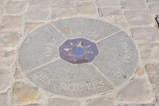 Point zero des routes de France