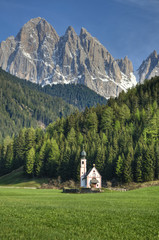 Church in the Italian Alps