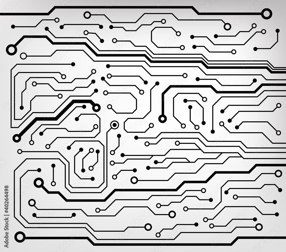 Poster circuit board pattern