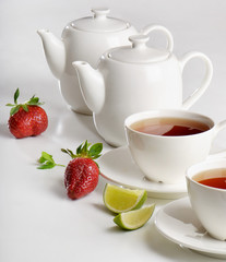 Tea with berries