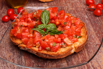 Italian Frisella With Tomatoes And Basil