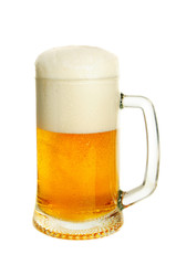 Glass with beer