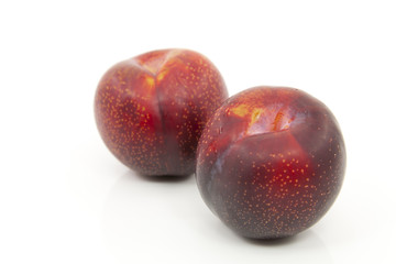 Red plums