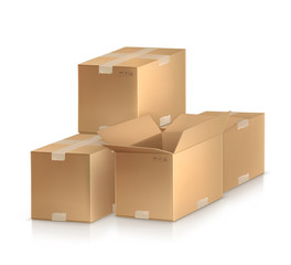 Cardboard boxes