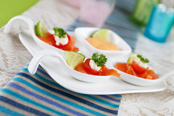 salmon bouche