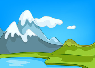 Cartoon Nature Landscape