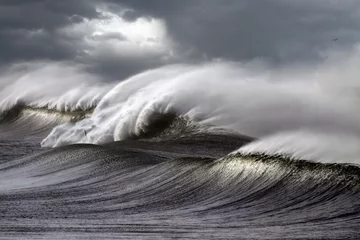 Foto auf Acrylglas Wasser Stürmische Wellen