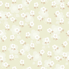 Seamless texture with flowers