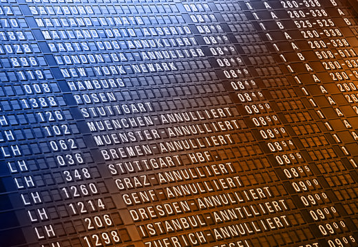 Airport timeboard