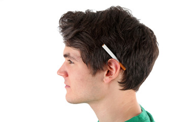 Obraz premium Cooler Raucher