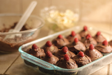 Freshly baked gluten free cupcakes