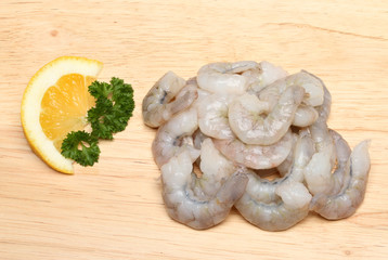 Raw prawns