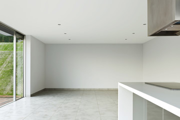 beautiful modern house, view of kitchen