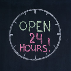 Open 24 hours!