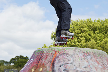 rollerblades skater