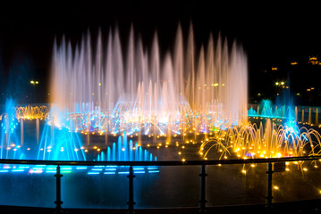 Night fountain