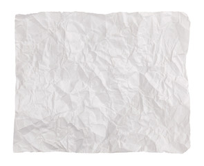 Net crumpled piece of paper
