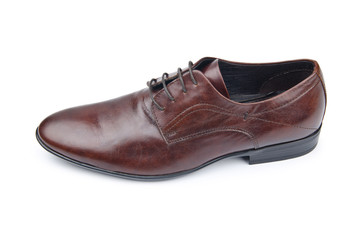 Male shoes in fashion concept