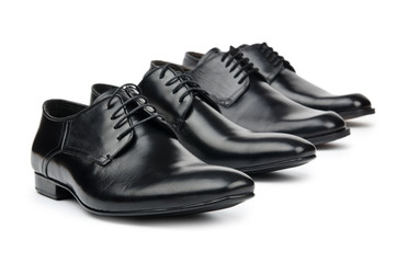 Male shoes in fashion concept