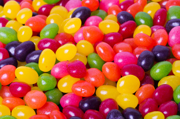 Fototapeta na wymiar Jelly Bean background