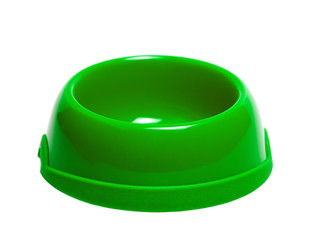 Cup for a forage for dogs and cats. It is isolated