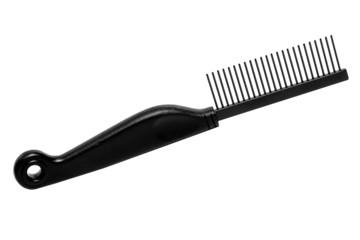 The hairbrush for hair of animals is isolated