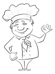 Cook shows OK, black contour