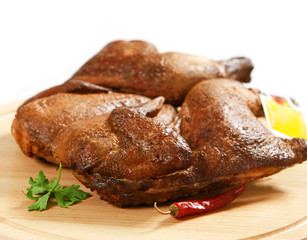 delicious smoked chicken