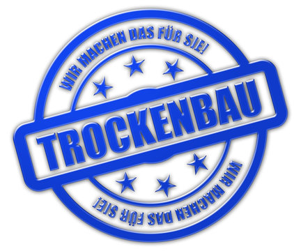 Sternen Stempel blau glas rt WMDFS TROCKENBAU