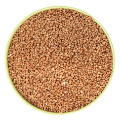 raw buckwheat in bowl