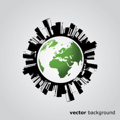 Eco Globe Vector