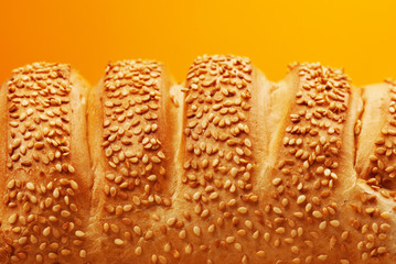 bread with sesame seeds