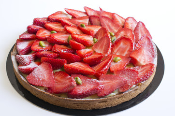 Tarte aux fraises
