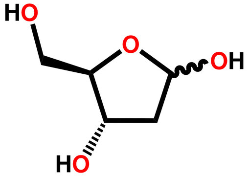 Deoxyribose, a precursor to DNA