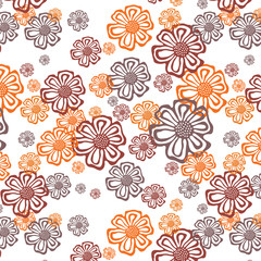 Fototapeta premium Ornate floral