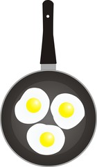 Fried egg It is tasty