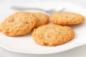 cookies on the plate