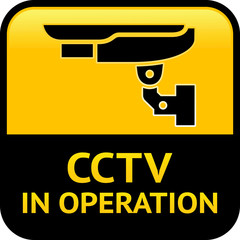 CCTV warning pictogram