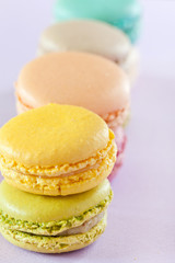 Colorful macaroons