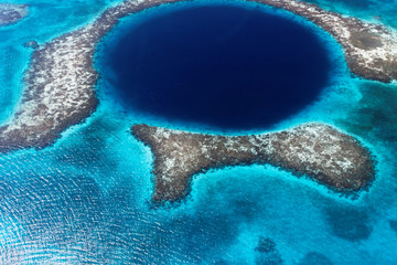 Blue Hole of Belize - obrazy, fototapety, plakaty