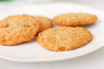 cookies on the plate