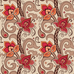 Floral decorative pattern